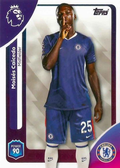 Fodbold kort Topps Premier League 2025/2026 - Chelsea Moises Caicedo