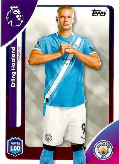 Fodbold kort Topps Premier League 2025/2026 - Manchester City Erling Haaland