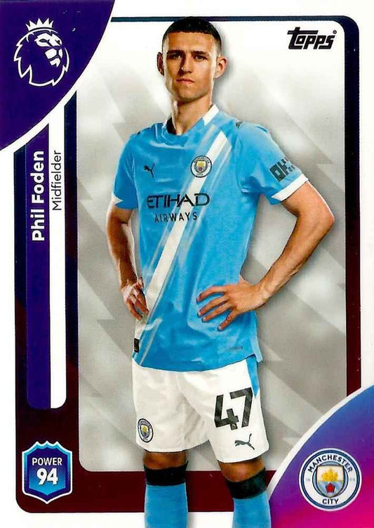 Fodbold kort Topps Premier League 2025/2026 - Manchester City Phil Foden