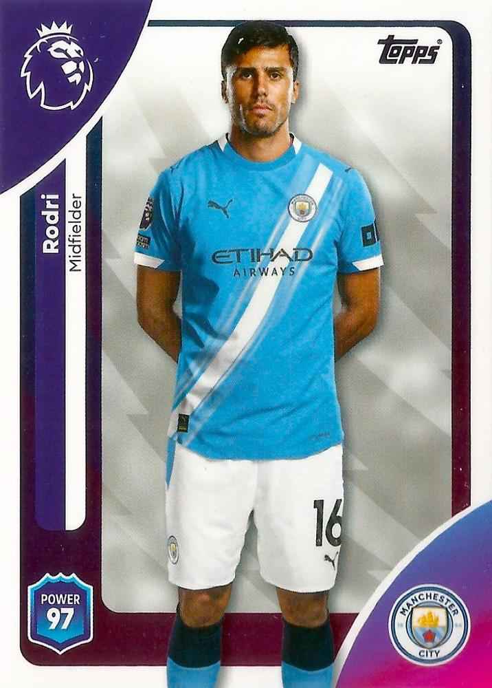 Fodbold kort Topps Premier League 2025/2026 - Manchester City Rodri