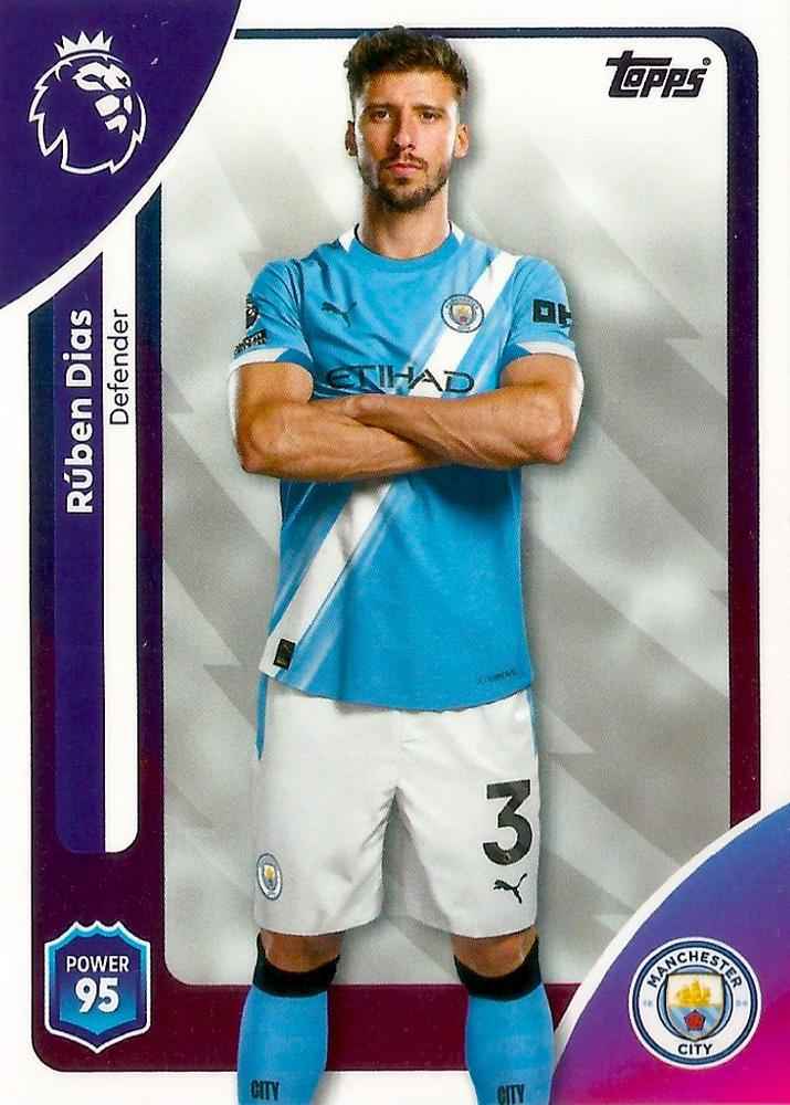 Fodbold kort Topps Premier League 2025/2026 - Manchester City Ruben Dias