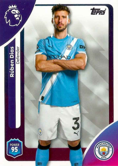 Fodbold kort Topps Premier League 2025/2026 - Manchester City Ruben Dias