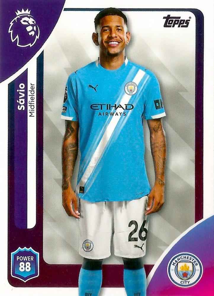 Fodbold kort Topps Premier League 2025/2026 - Manchester City Savio