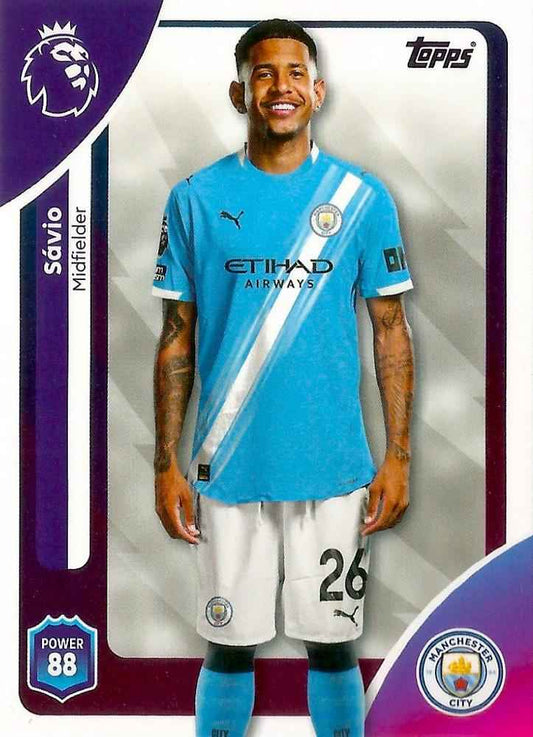Fodbold kort Topps Premier League 2025/2026 - Manchester City Savio