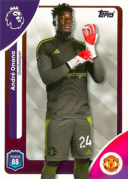 Fodbold kort Topps Premier League 2025/2026 - Manchester United Andre Onana