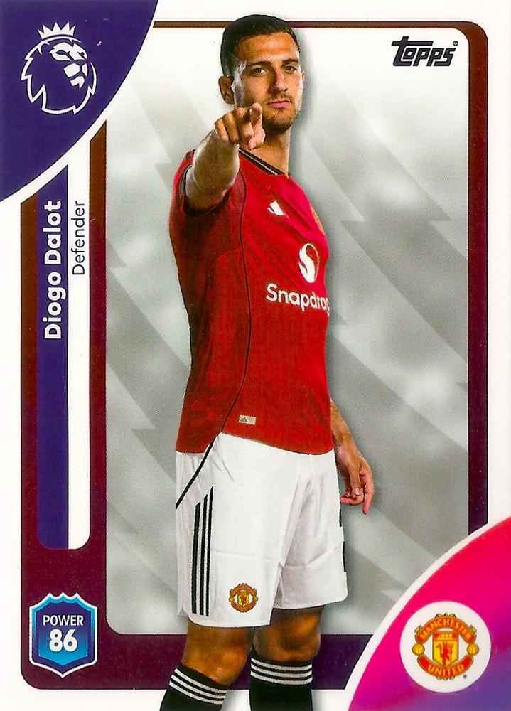 Fodbold kort Topps Premier League 2025/2026 - Manchester United Diogo Dalot