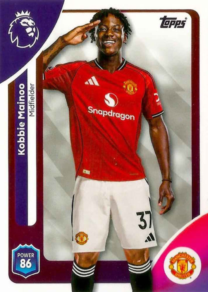 Fodbold kort Topps Premier League 2025/2026 - Manchester United Kobbie Mainoo