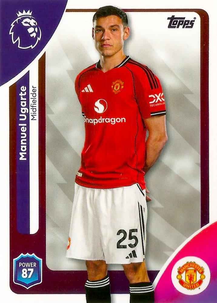 Fodbold kort Topps Premier League 2025/2026 - Manchester United Manuel Ugarte