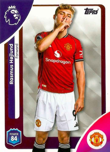 Fodbold kort Topps Premier League 2025/2026 - Manchester United Rasmus Højlund
