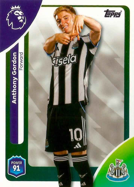 Fodbold kort Topps Premier League 2025/2026 - Newcastle Anthony Gordon