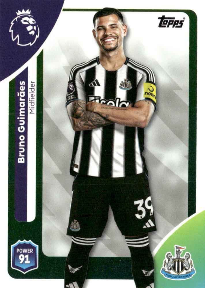 Fodbold kort Topps Premier League 2025/2026 - Newcastle Bruno Guimaraes