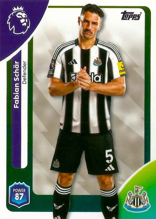 Fodbold kort Topps Premier League 2025/2026 - Newcastle Fabian Schär