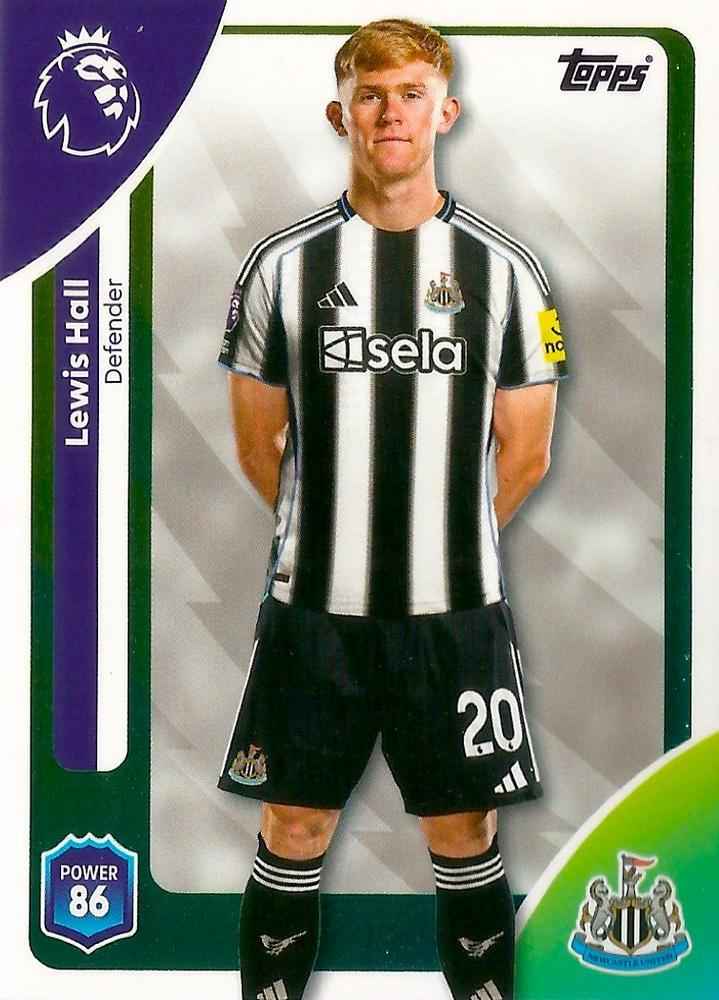 Fodbold kort Topps Premier League 2025/2026 - Newcastle Lewis Hall