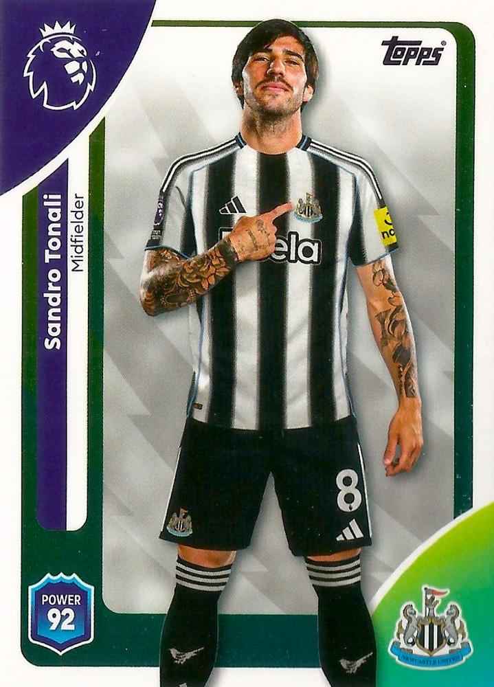 Fodbold kort Topps Premier League 2025/2026 - Newcastle Sandro Tonali
