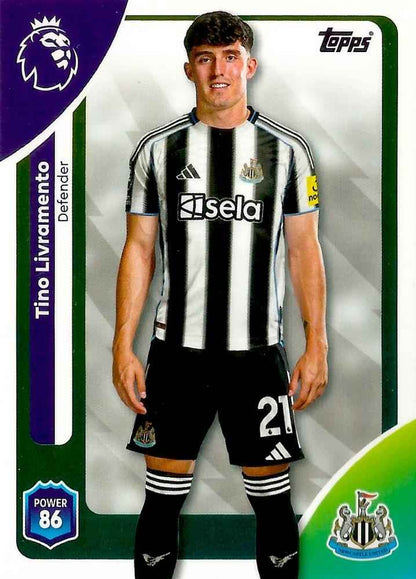 Fodbold kort Topps Premier League 2025/2026 - Newcastle Tino Livramento