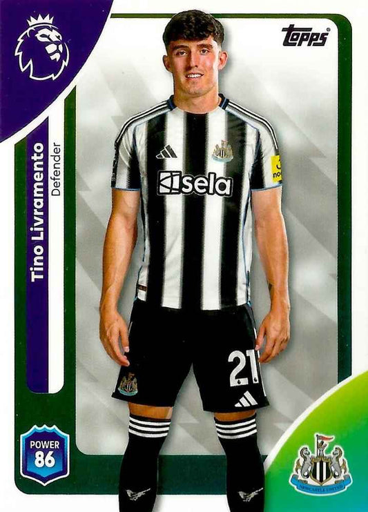 Fodbold kort Topps Premier League 2025/2026 - Newcastle Tino Livramento
