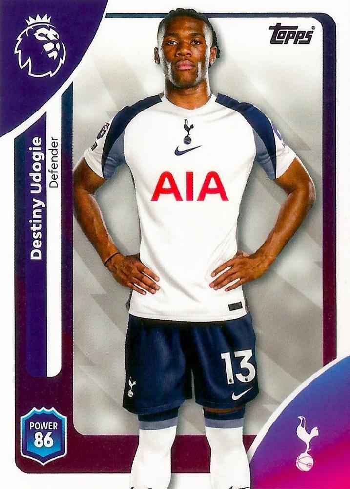 Fodbold kort Topps Premier League 2025/2026 - Tottenham Destiny Udogie
