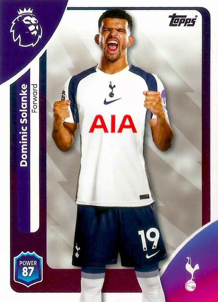 Fodbold kort Topps Premier League 2025/2026 - Tottenham Dominic Solanke