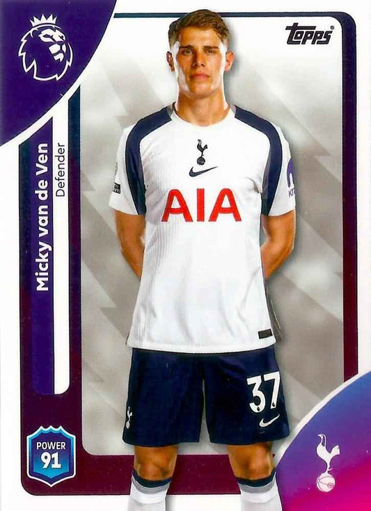 Fodbold kort Topps Premier League 2025/2026 - Tottenham Micky van de Ven
