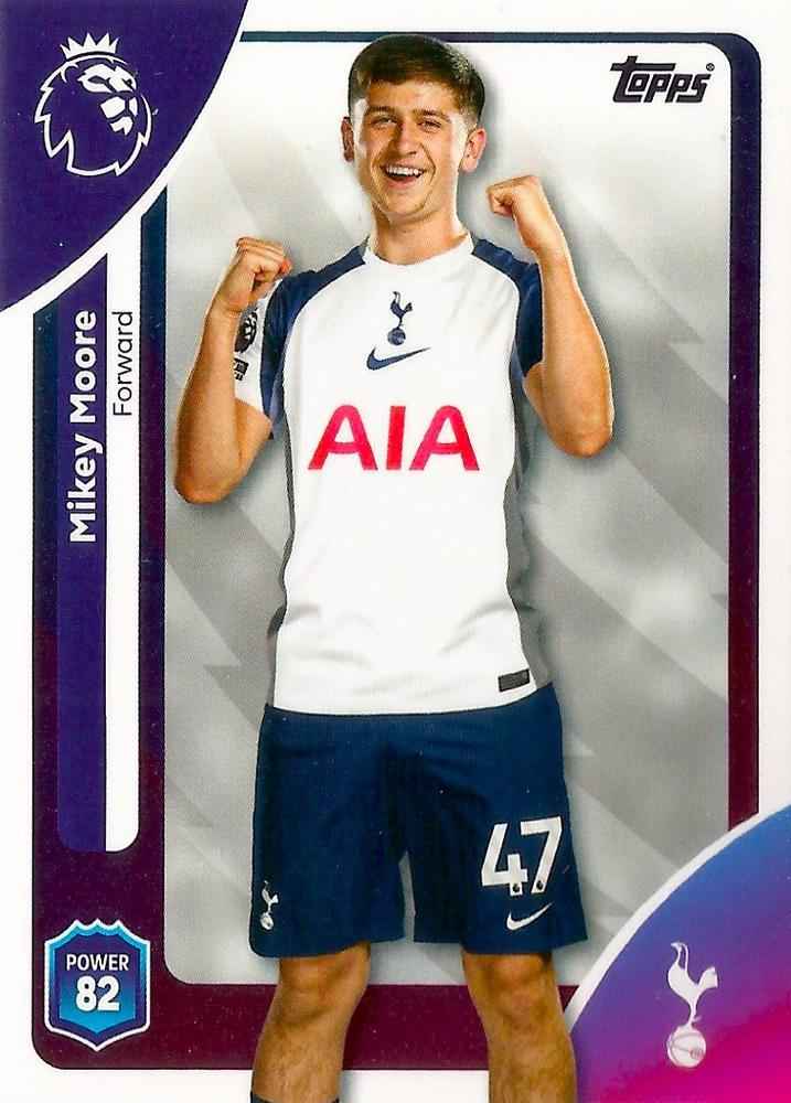 Fodbold kort Topps Premier League 2025/2026 - Tottenham Mikey Moore