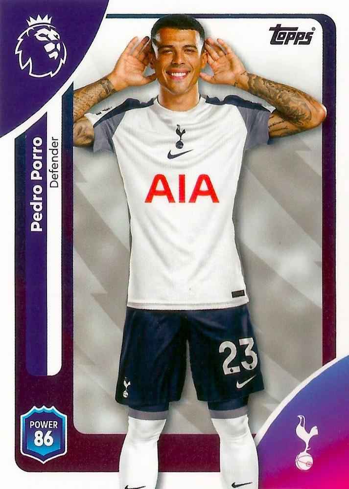 Fodbold kort Topps Premier League 2025/2026 - Tottenham Pedro Porro