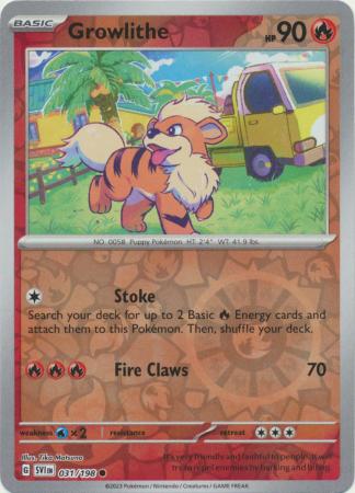 Growlithe Reverse (31/198)