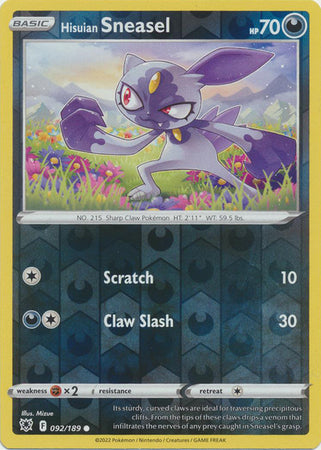 Hisuian Sneasel Reverse (92/189)