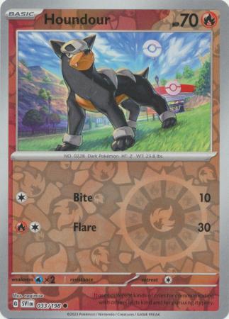 Houndour Reverse (33/198)