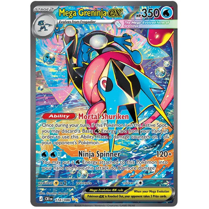 Pokemon Sleeved Booster Pack - Mega Evolution Chaos Rising