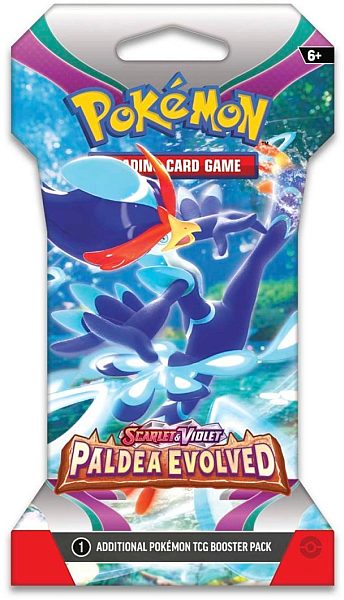 Pokémon Scarlet & Violet Paldea Evolved Sleeved Booster Pack/Pakke