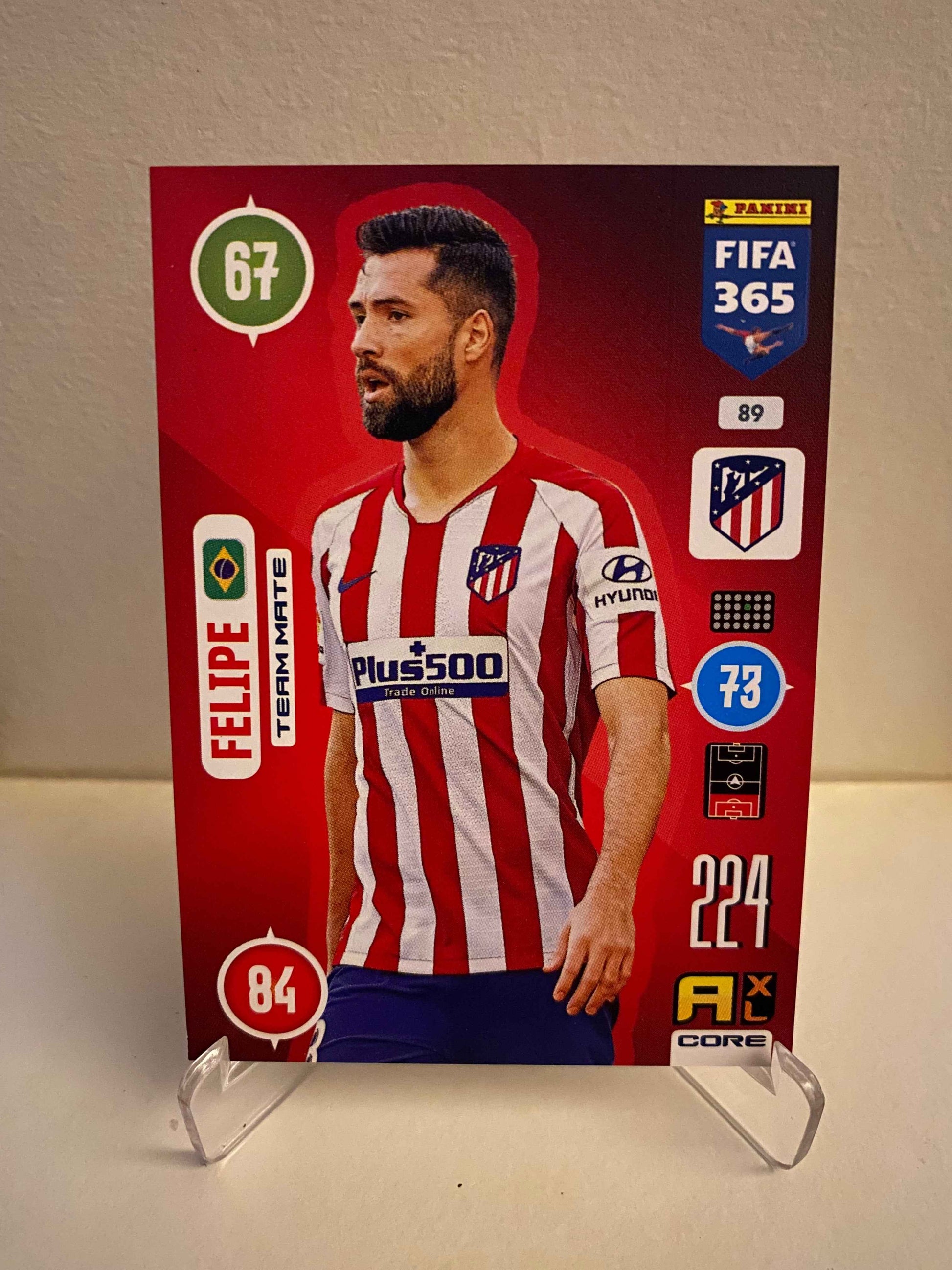Panini Adrenalyn FIFA 365 2020/2021 - Atletico Madrid Felipe 89