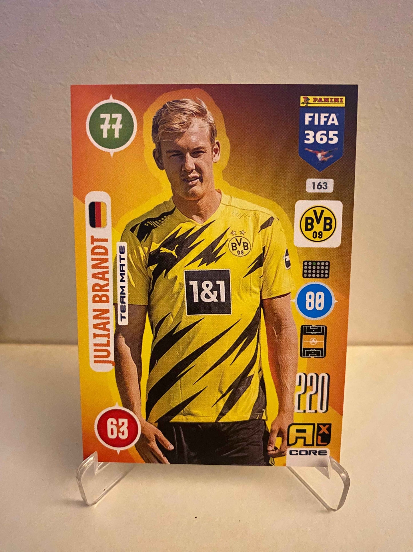 Panini Adrenalyn FIFA 365 2020/2021 - Borussia Dortmund Julian Brandt 163