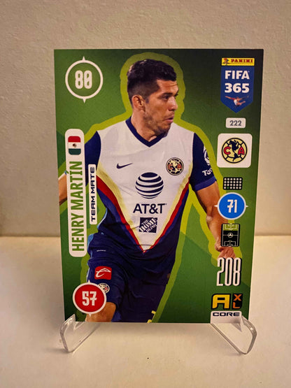 Fodbold kort Panini Adrenalyn FIFA 365 2020/2021 - Club America Henry Martin 222 - Pokedexet