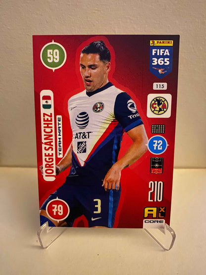 Fodbold kort Panini Adrenalyn FIFA 365 2020/2021 - Club America Jorge Sanchez 115 - Pokedexet