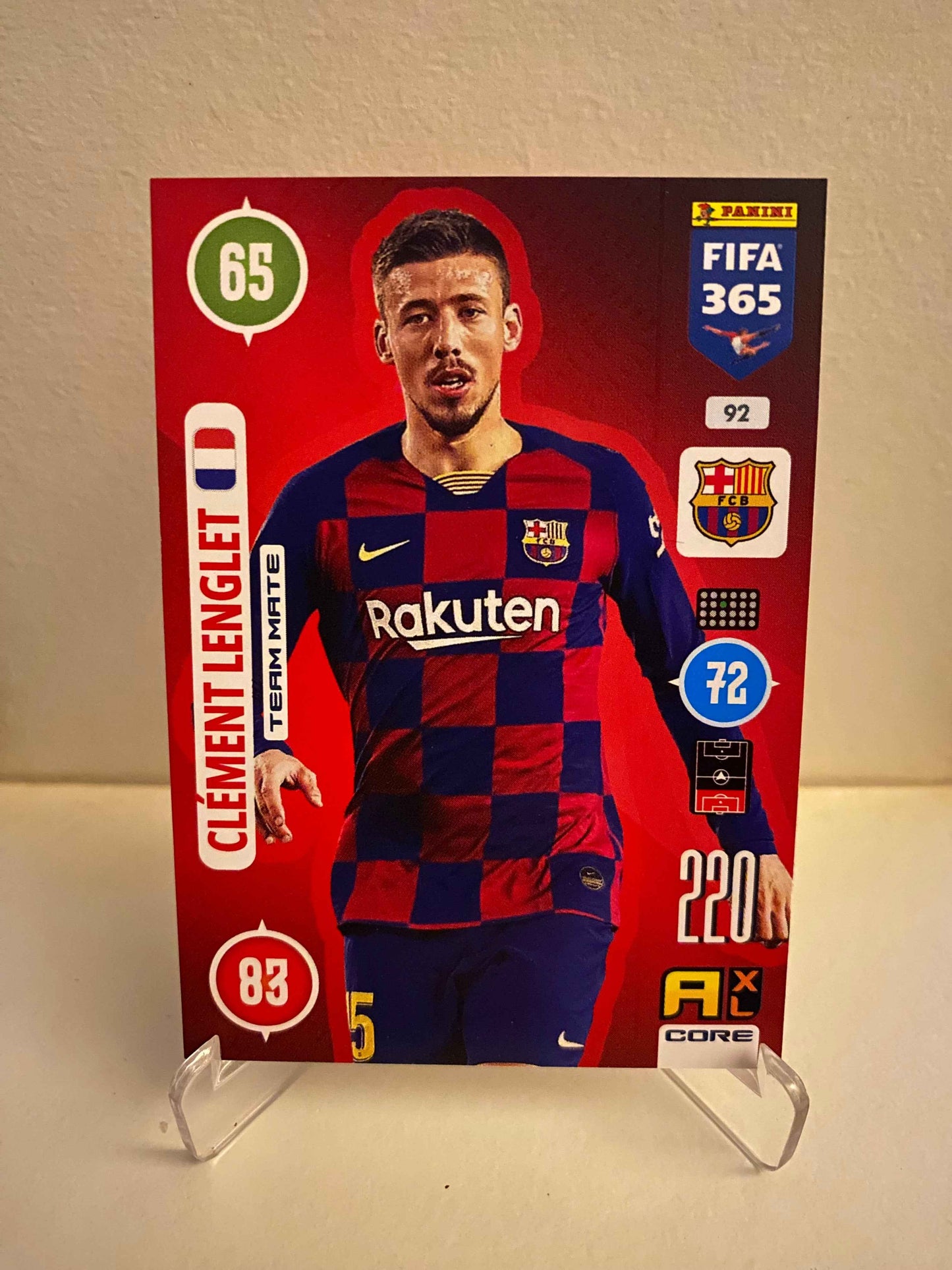 Panini Adrenalyn FIFA 365 2020/2021 - FC Barcelona Clement Lenglet 92