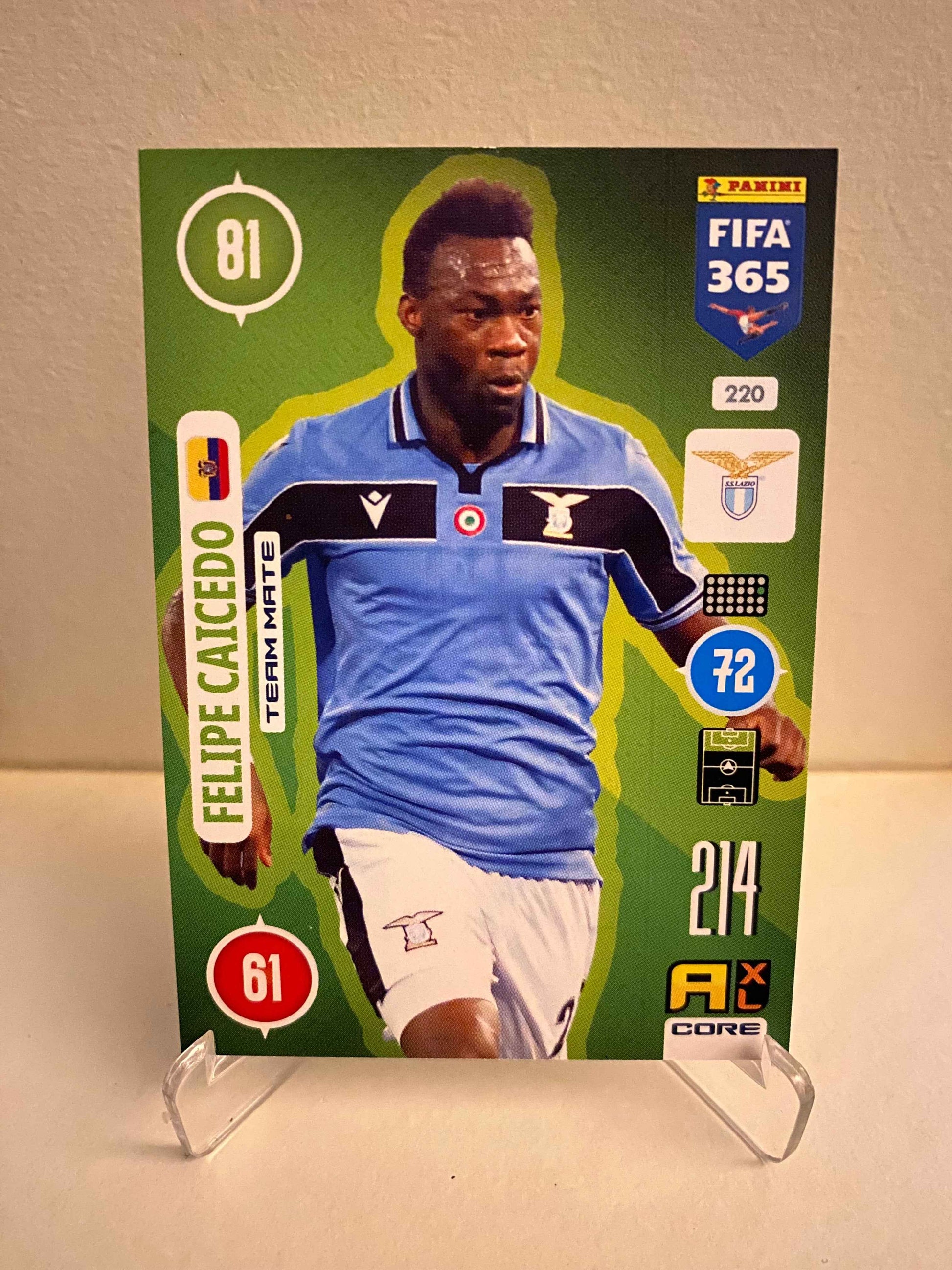 Panini Adrenalyn FIFA 365 2020/2021 - Lazio Felipe Caicedo 220