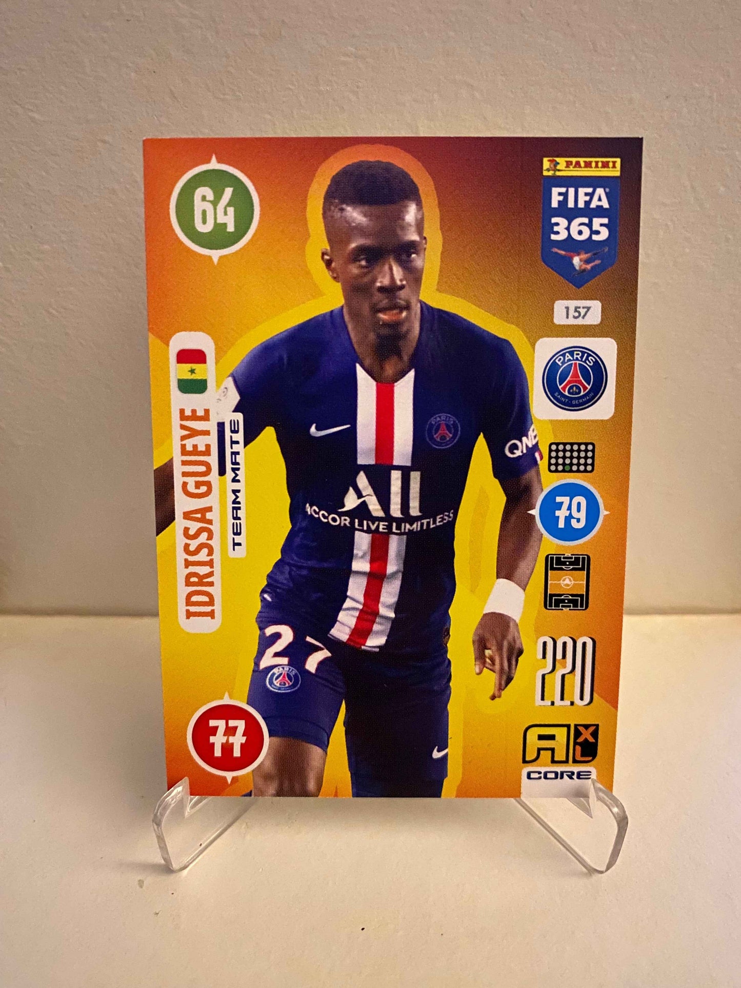 Panini Adrenalyn FIFA 365 2020/2021 - Paris Saint-Germain Idrissa Gueye 157