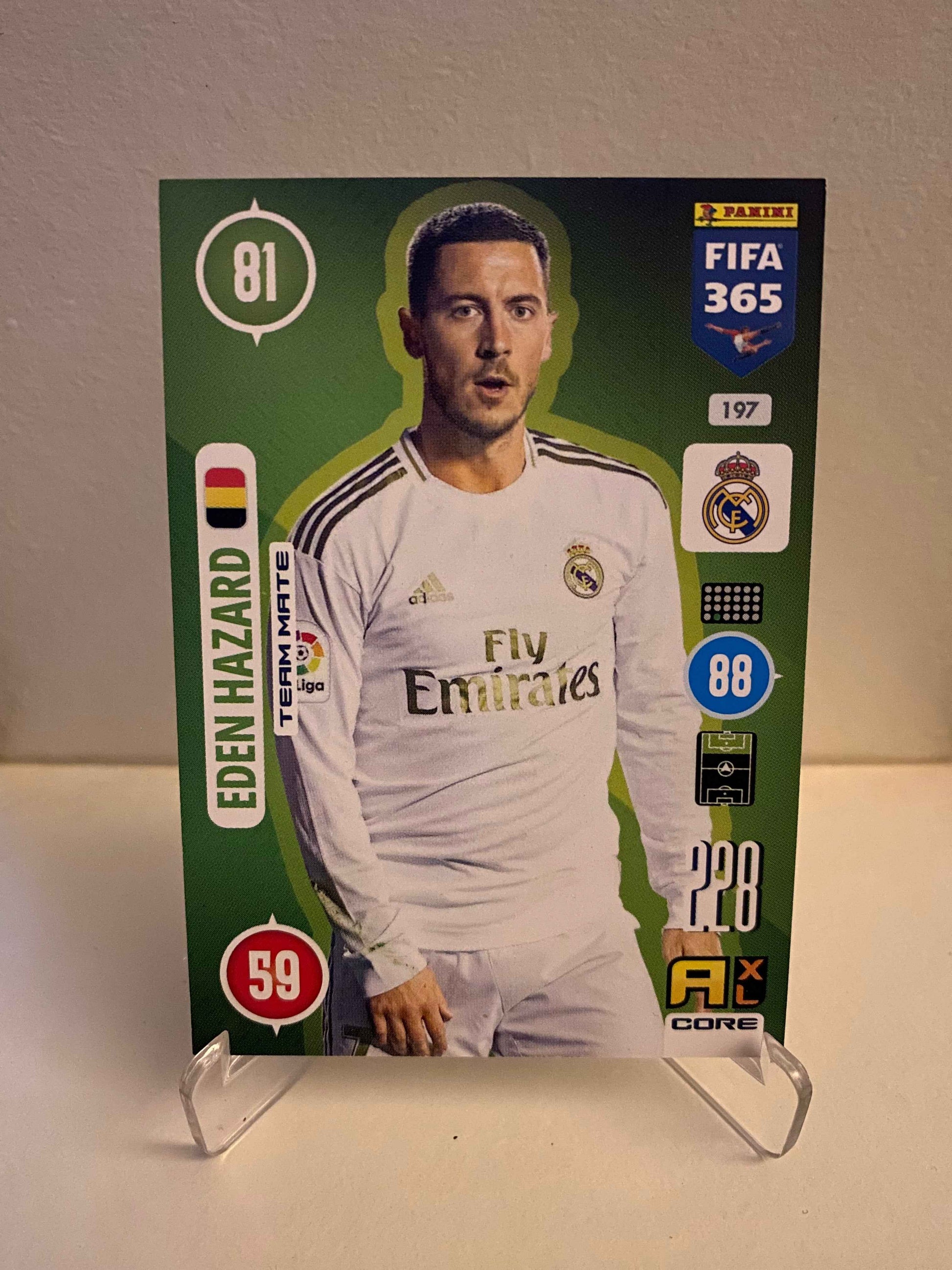 Panini Adrenalyn FIFA 365 2020/2021 - Real Madrid Eden Hazard 197