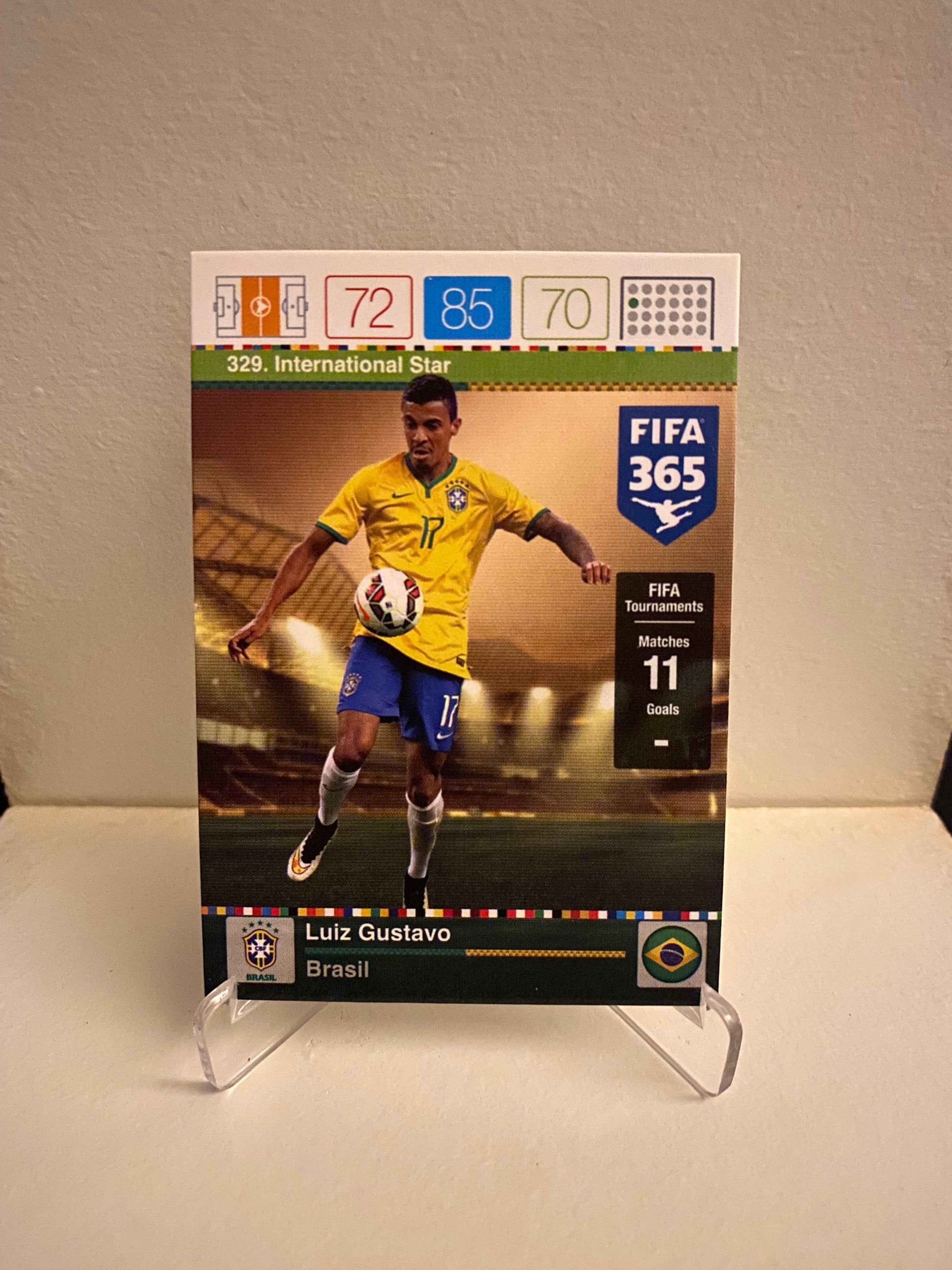 Panini Adrenalyn XL FIFA 365 2015/2016 - Brasilien Luiz Gustavo