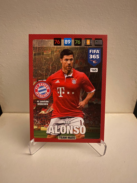 Fodbold kort Panini Adrenalyn XL FIFA 365 2017 - Bayern München Xabi Alonso - Pokedexet