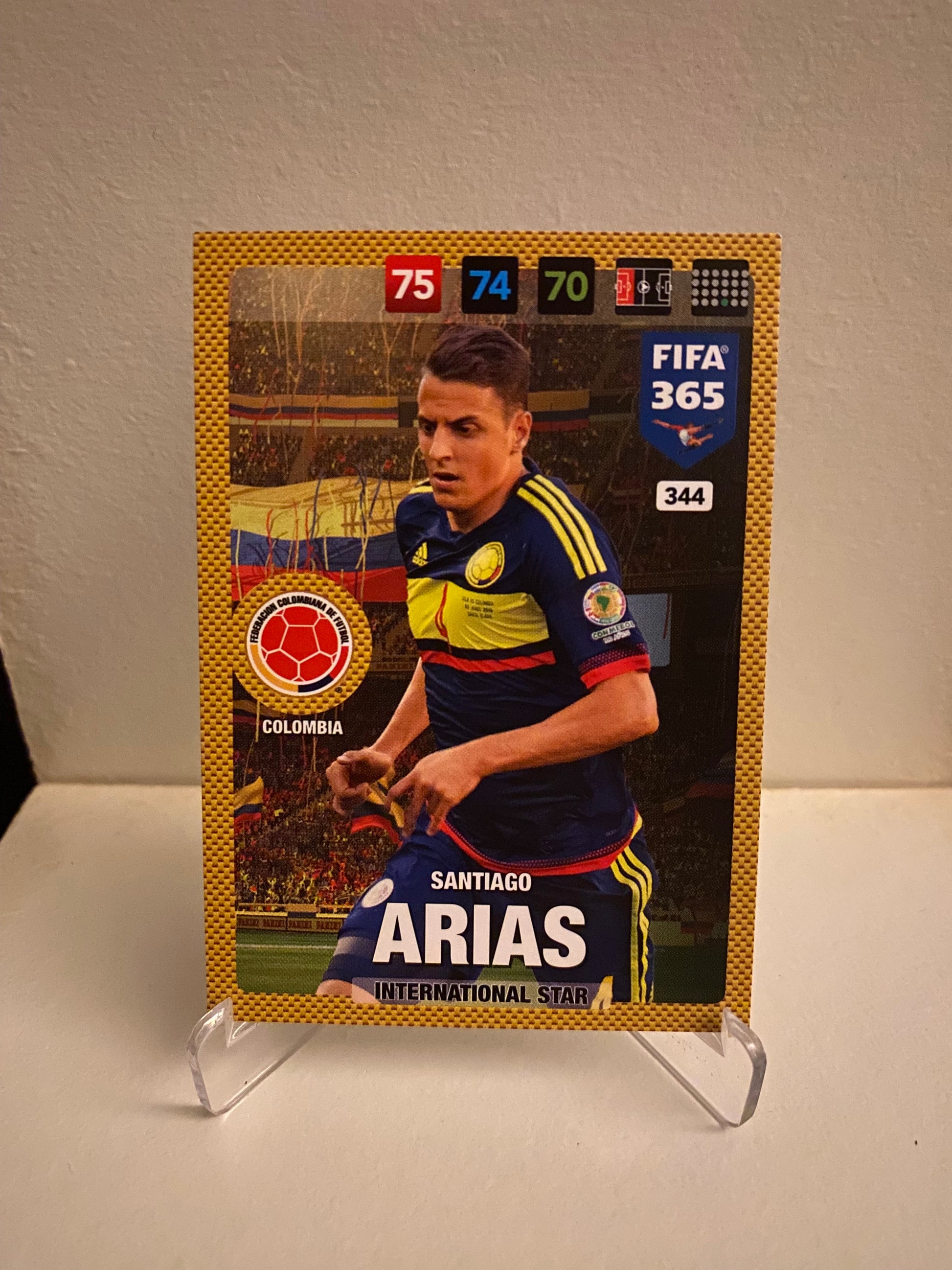 Fodbold kort Panini Adrenalyn XL FIFA 365 2017 - Colombia Santiago Arias - Pokedexet