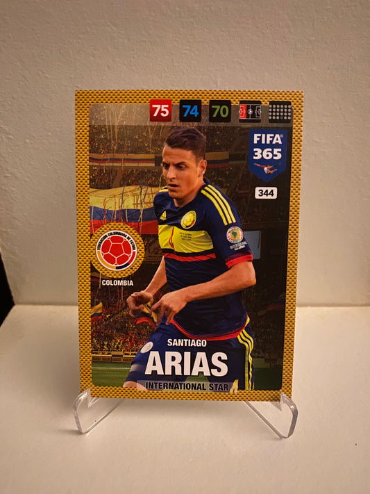 Fodbold kort Panini Adrenalyn XL FIFA 365 2017 - Colombia Santiago Arias - Pokedexet