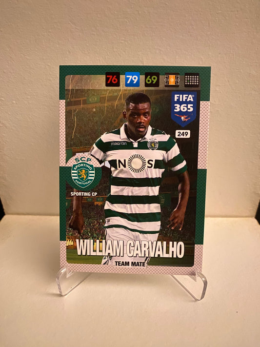 Fodbold kort Panini Adrenalyn XL FIFA 365 2017 - Sporting William Carvalho - Pokedexet