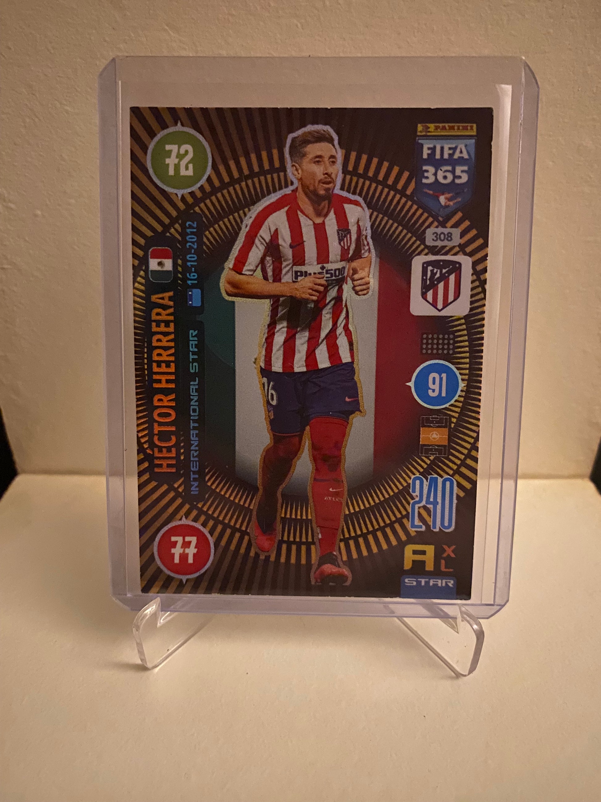 Panini Adrenalyn XL FIFA 365 2021 - Atletico Madrid Hector Herrera Holofoil - Pokedexet