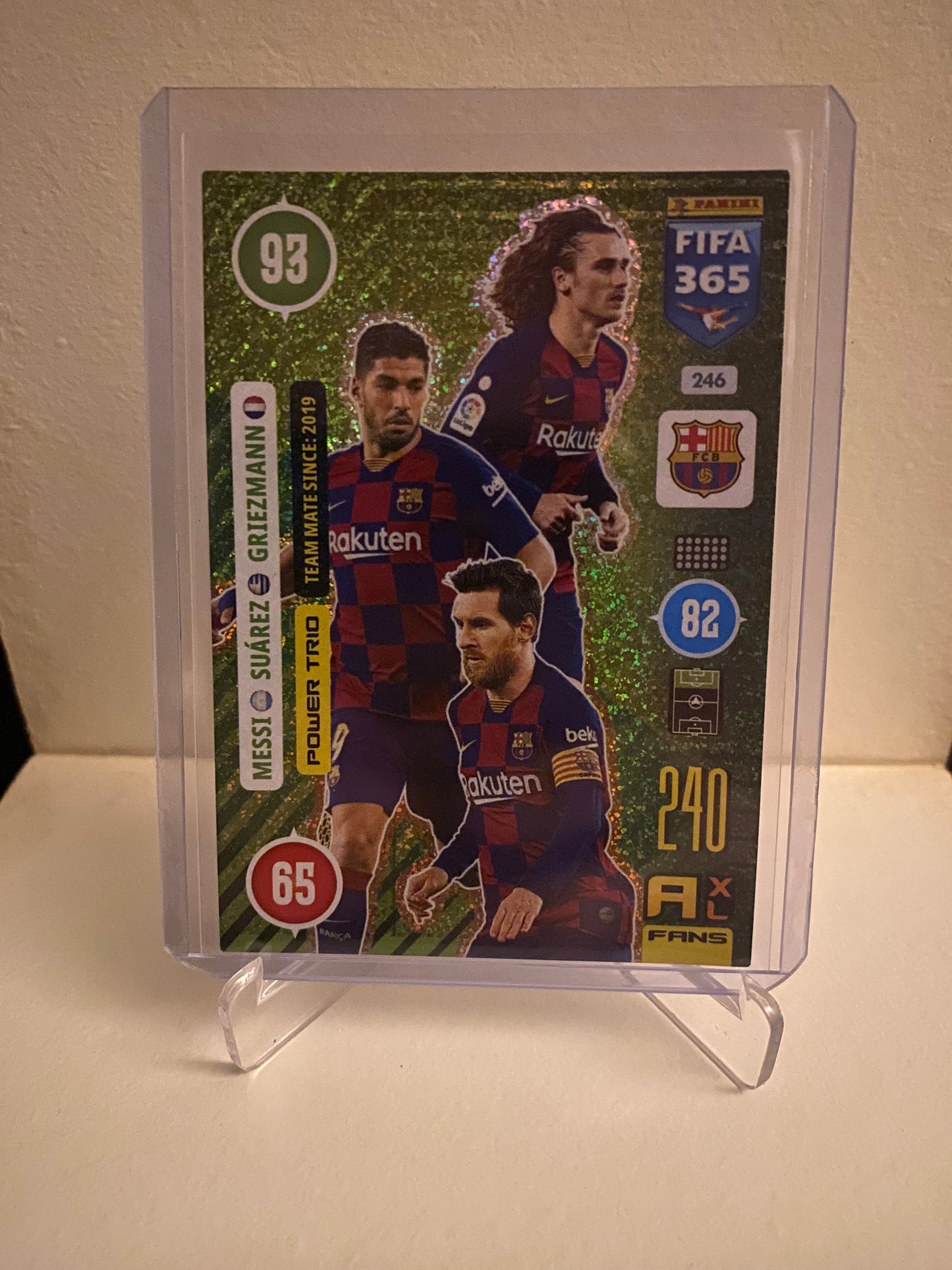 Panini Adrenalyn XL FIFA 365 2021 - Barcelona Messi/Suarez/Griezmann Holofoil - Pokedexet