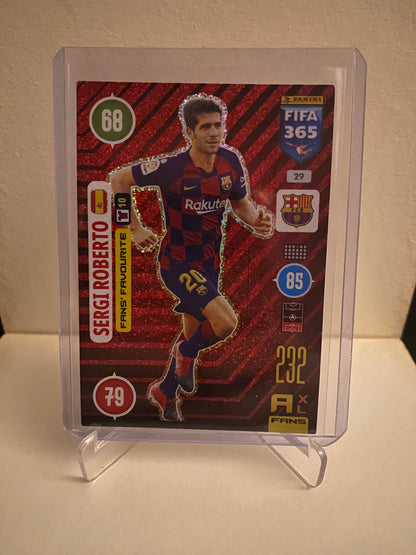Panini Adrenalyn XL FIFA 365 2021 - Barcelona Sergi Roberto Holofoil - Pokedexet