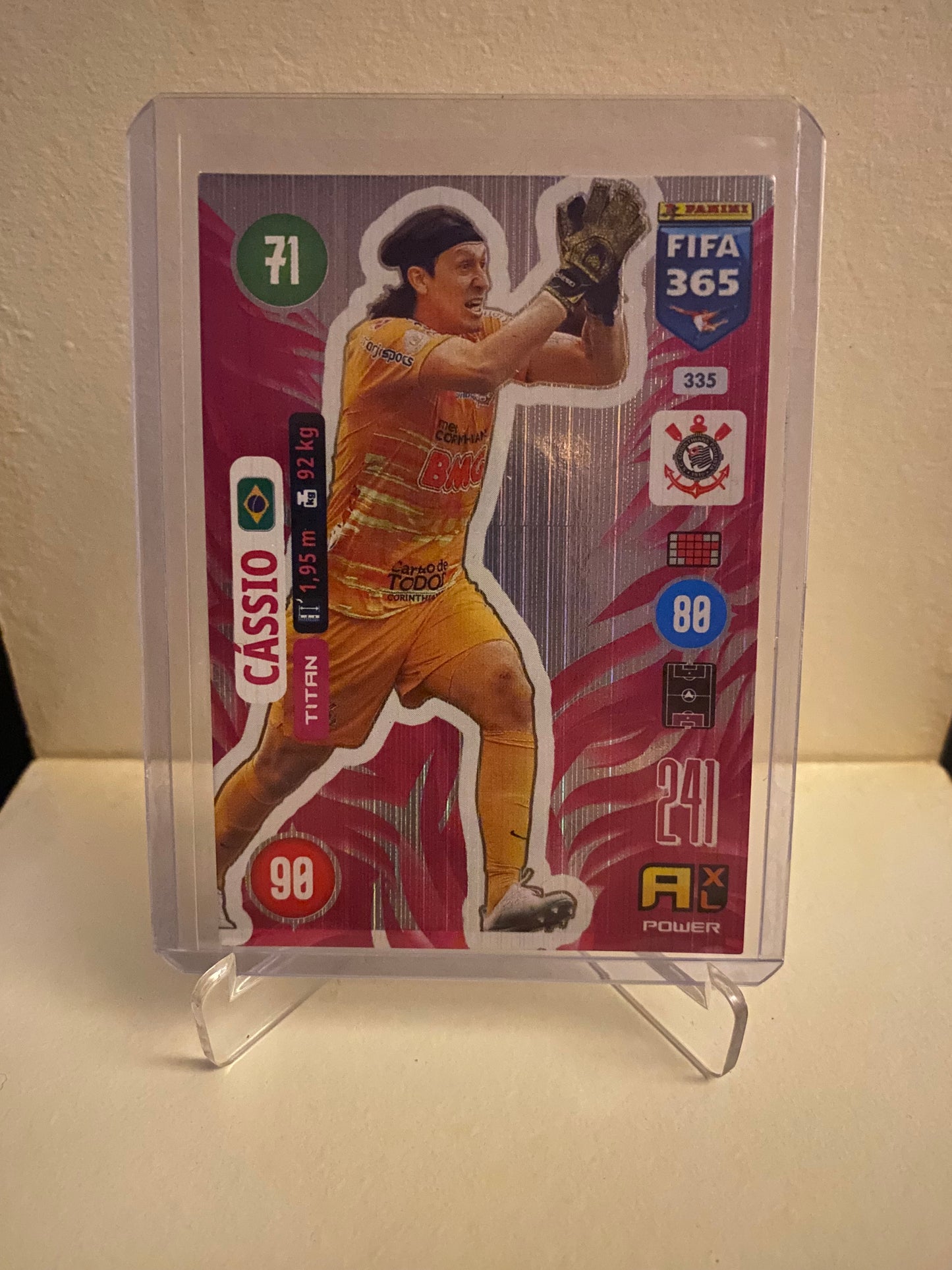 Fodbold kort Panini Adrenalyn XL FIFA 365 2021 - Corinthians Cassio Holofoil - Pokedexet