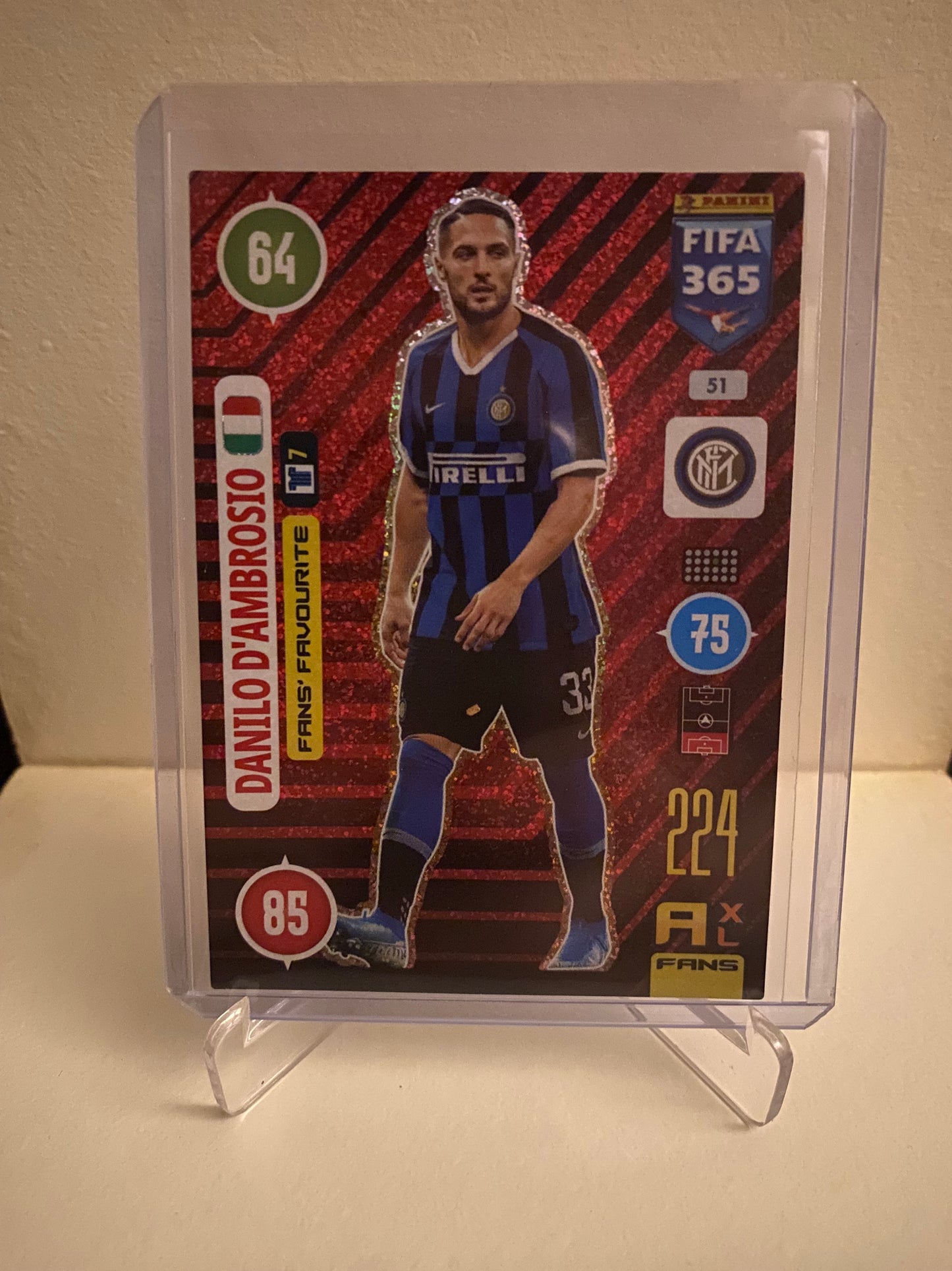 Panini Adrenalyn XL FIFA 365 2021 - Inter Danilo D Ambrosio Holofoil - Pokedexet