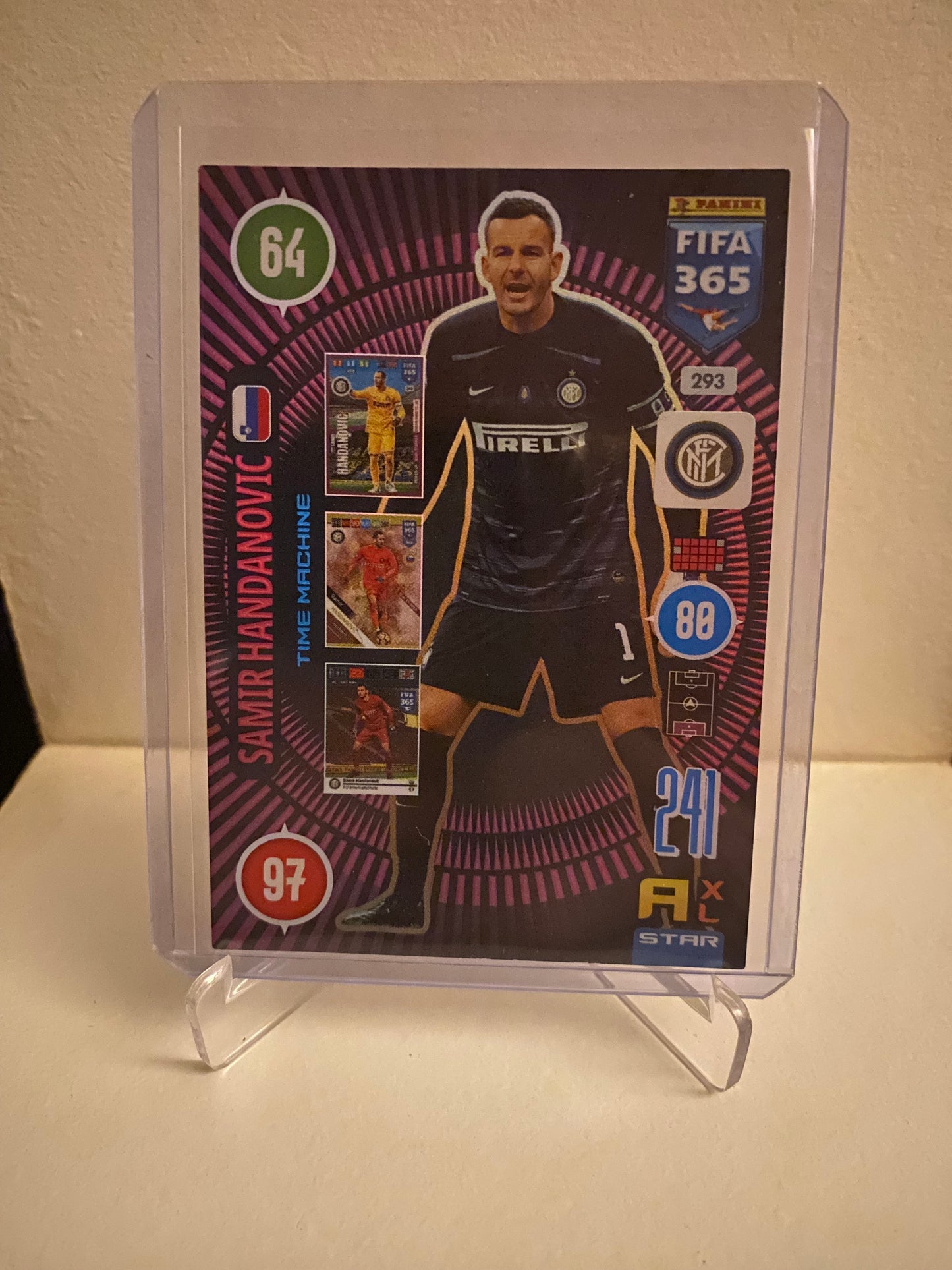 Fodbold kort Panini Adrenalyn XL FIFA 365 2021 - Inter Samir Handanovic Holofoil - Pokedexet