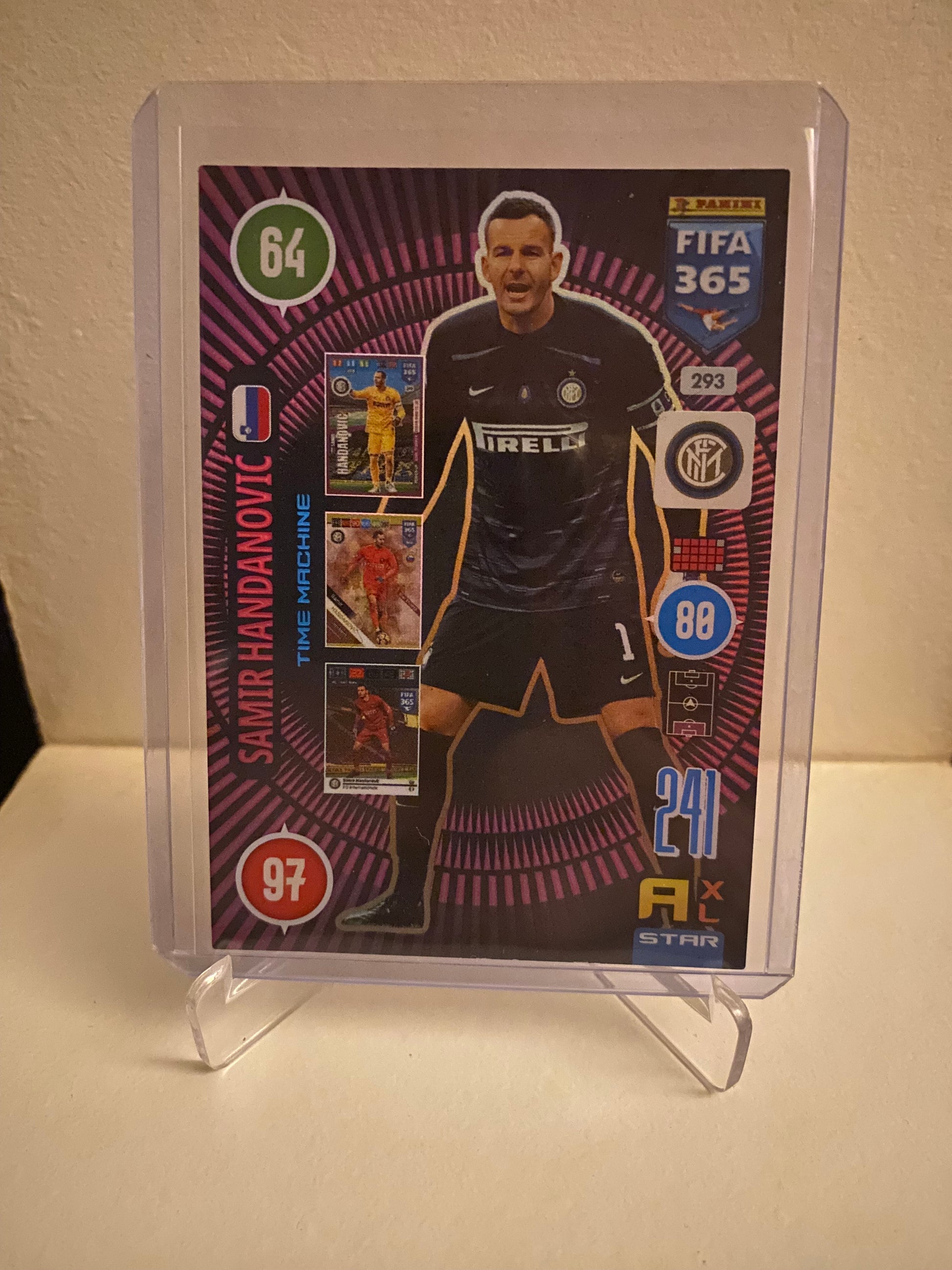 Fodbold kort Panini Adrenalyn XL FIFA 365 2021 - Inter Samir Handanovic Holofoil - Pokedexet